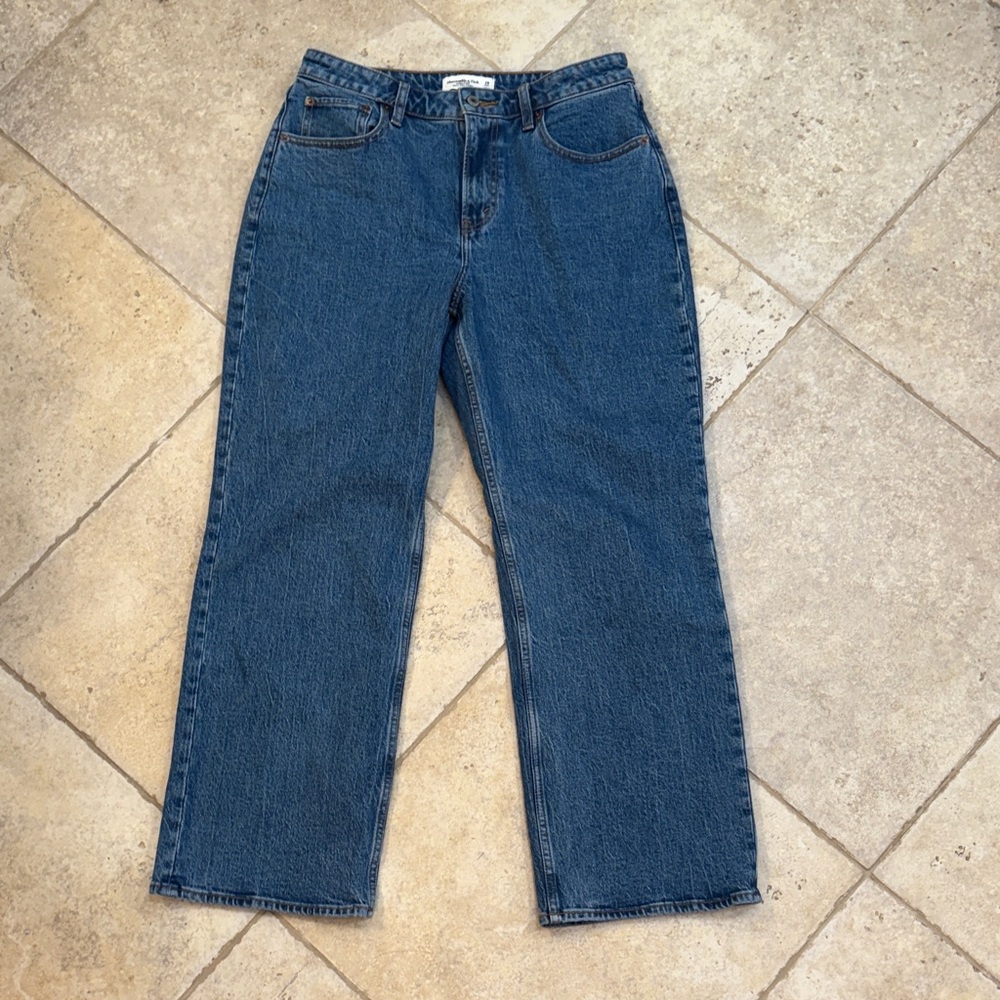 Abercrombie & Fitch High Rise Blue Jeans